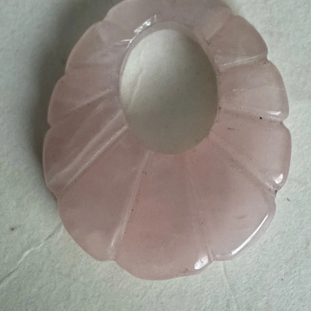 Gold and Pink Rose Quartz Convertible Earrings - Picture 7 of 11